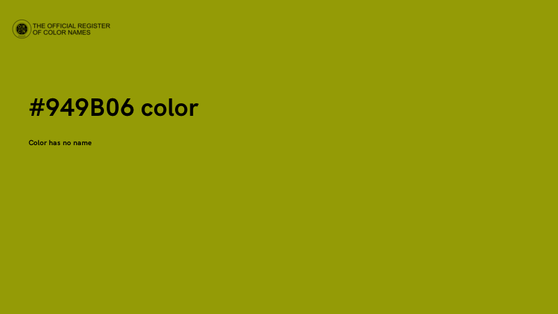#949B06 color image
