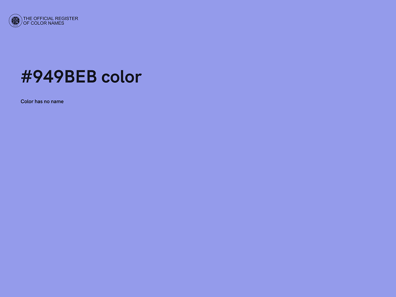 #949BEB color image