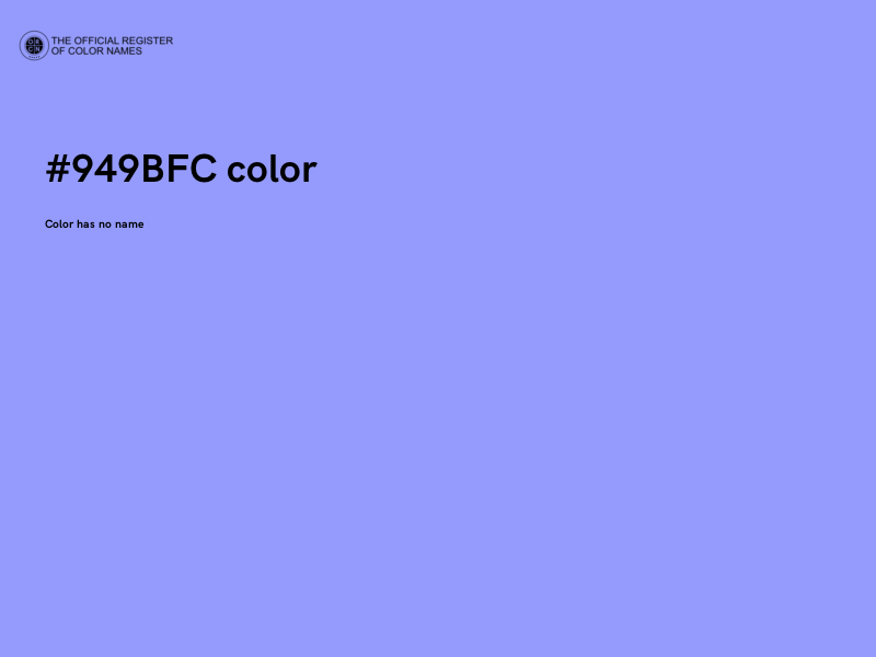 #949BFC color image