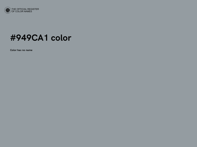 #949CA1 color image