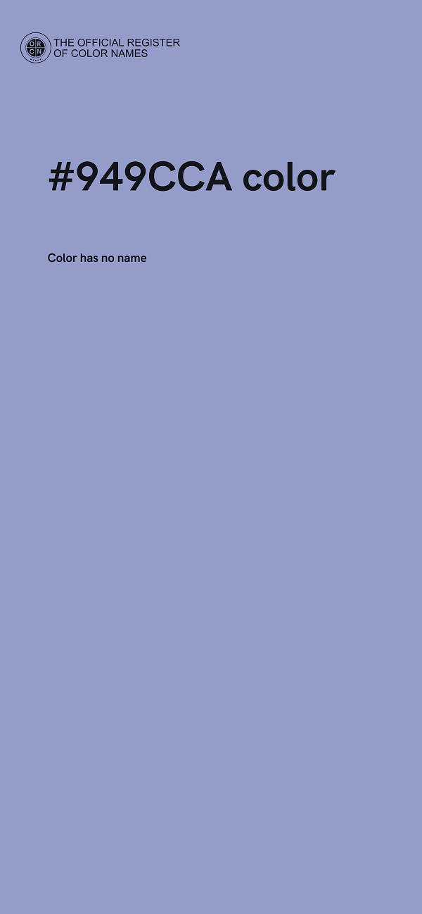 #949CCA color image