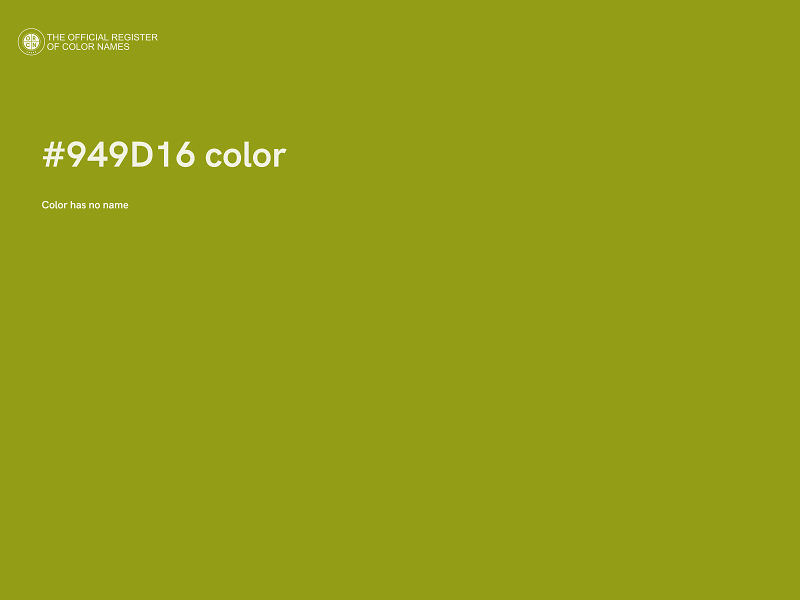 #949D16 color image