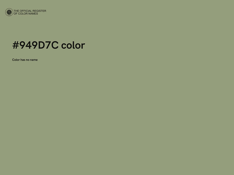 #949D7C color image