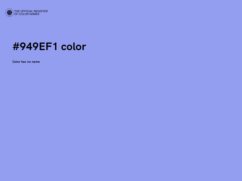 #949EF1 color image