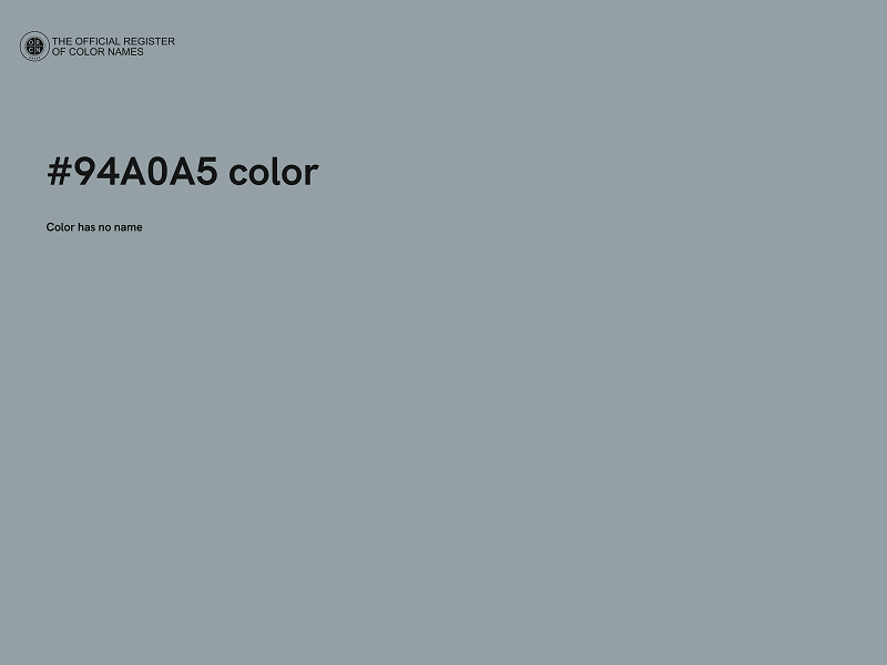#94A0A5 color image