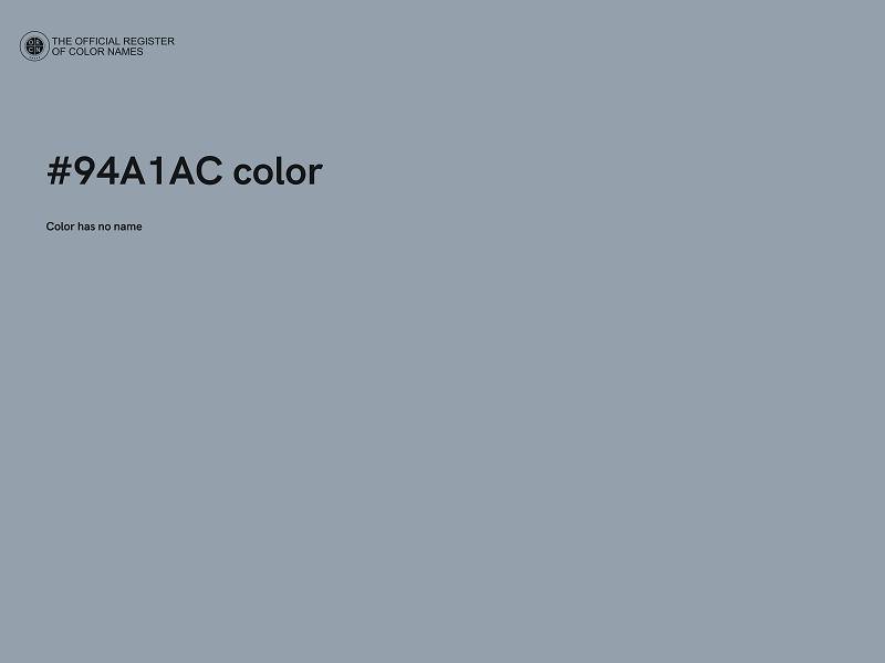 #94A1AC color image