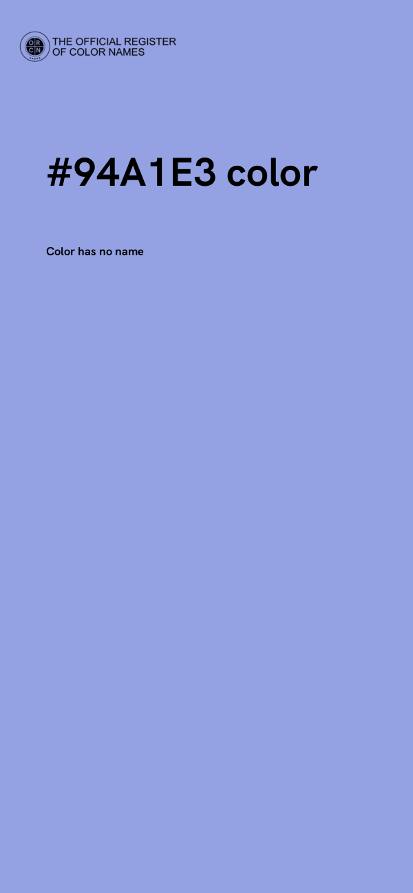 #94A1E3 color image