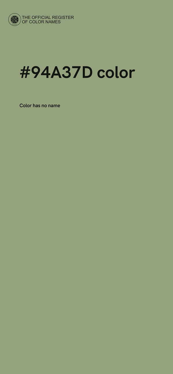 #94A37D color image