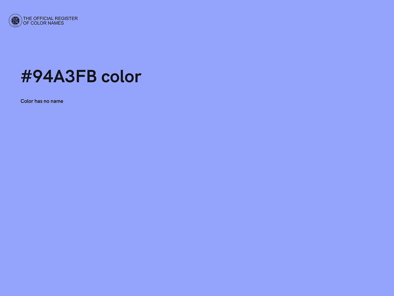 #94A3FB color image