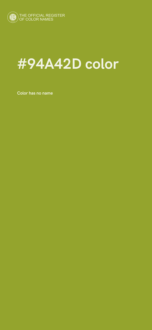 #94A42D color image