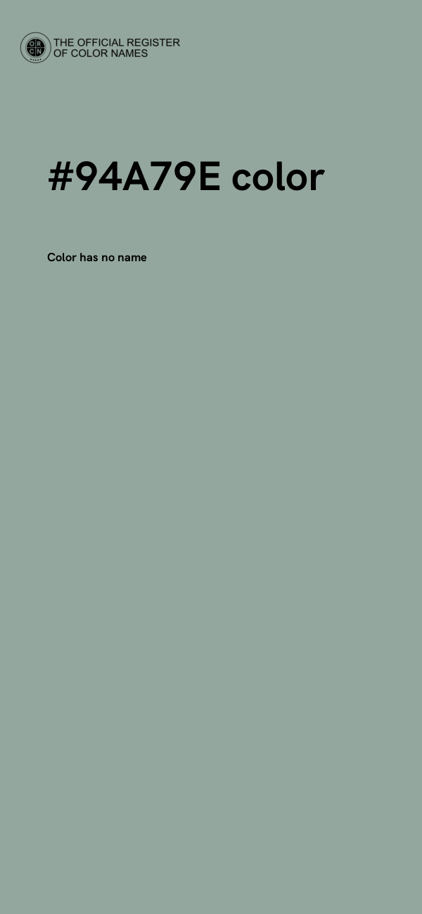 #94A79E color image