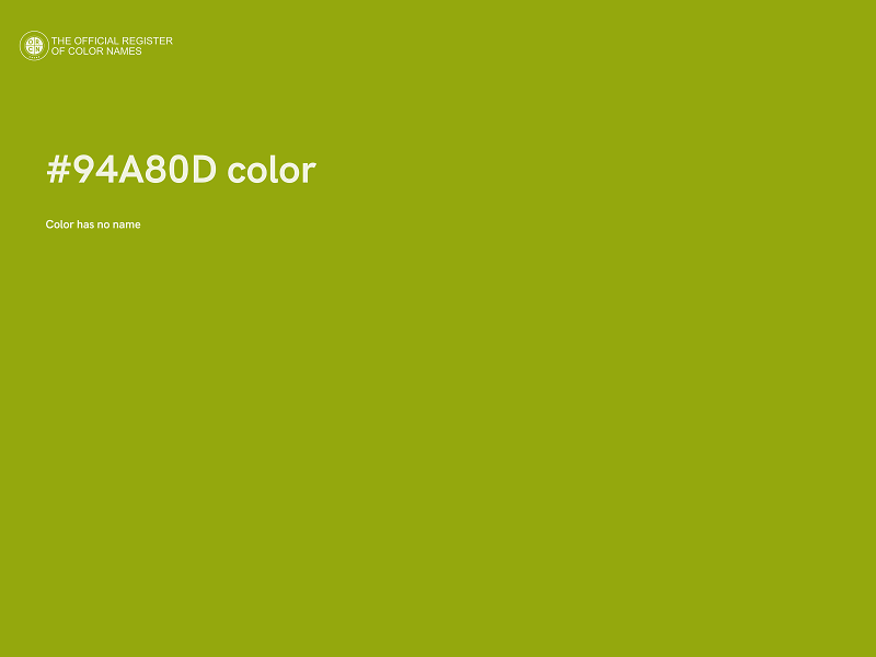 #94A80D color image