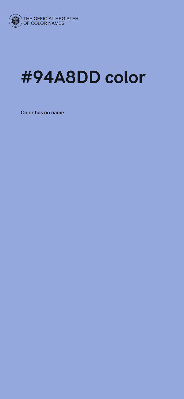 #94A8DD color image