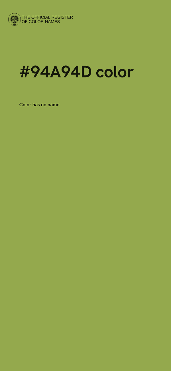 #94A94D color image