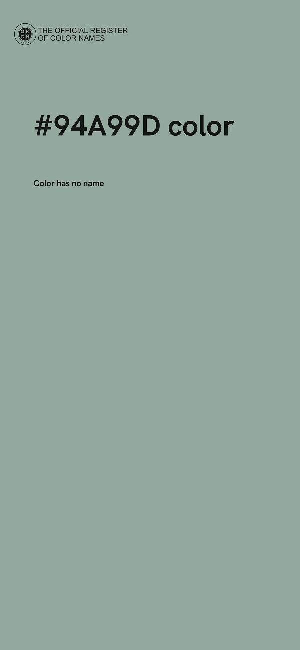 #94A99D color image