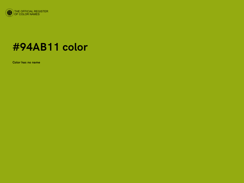 #94AB11 color image
