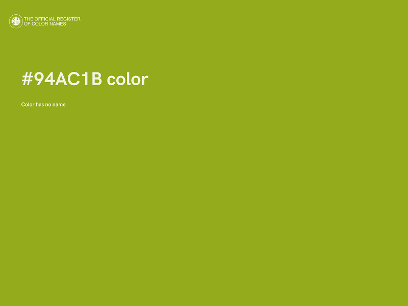 #94AC1B color image