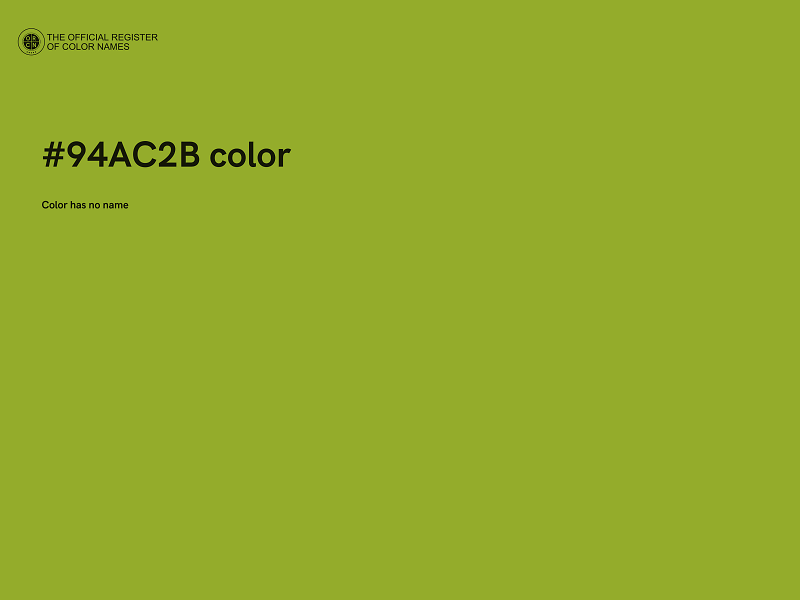 #94AC2B color image