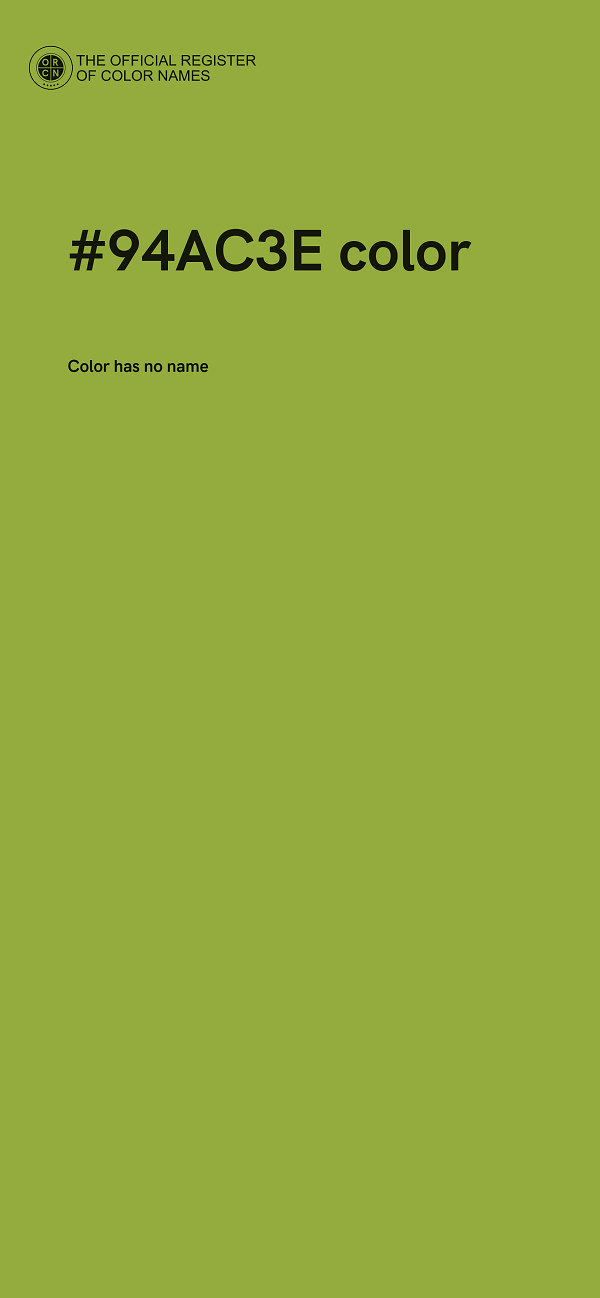 #94AC3E color image