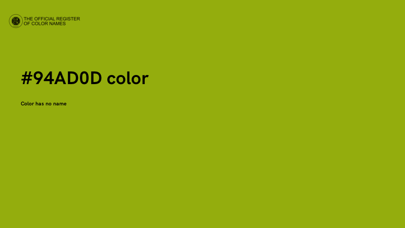 #94AD0D color image