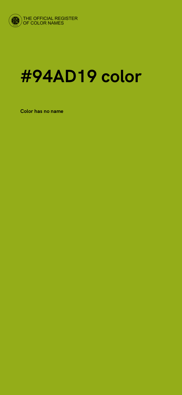 #94AD19 color image