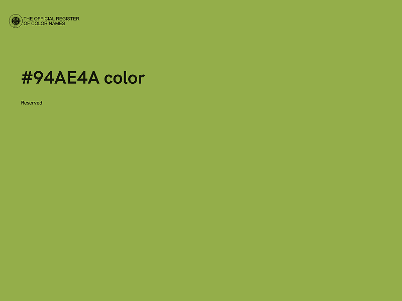 #94AE4A color image