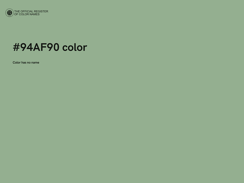 #94AF90 color image