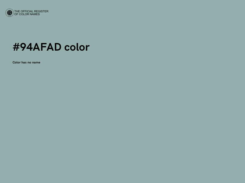#94AFAD color image