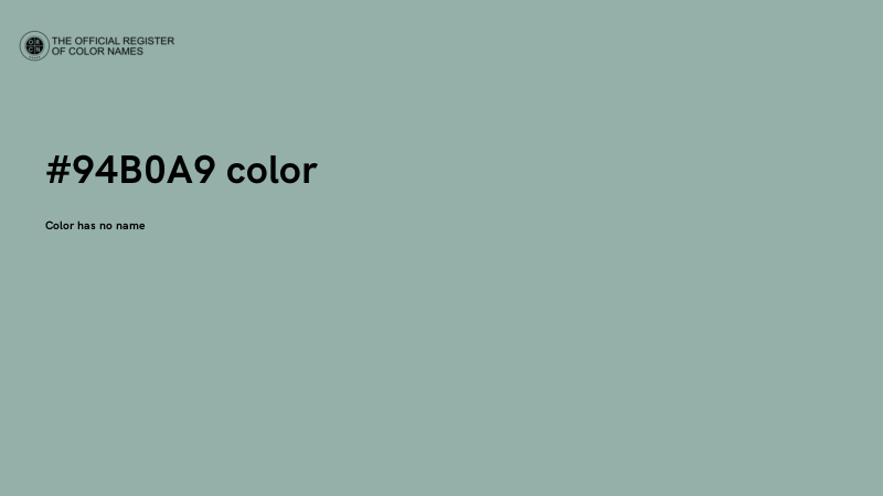 #94B0A9 color image