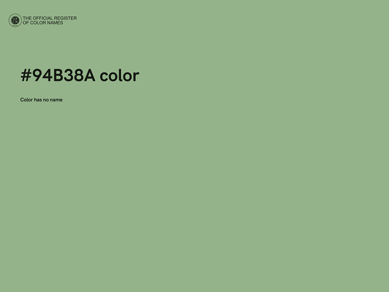 #94B38A color image