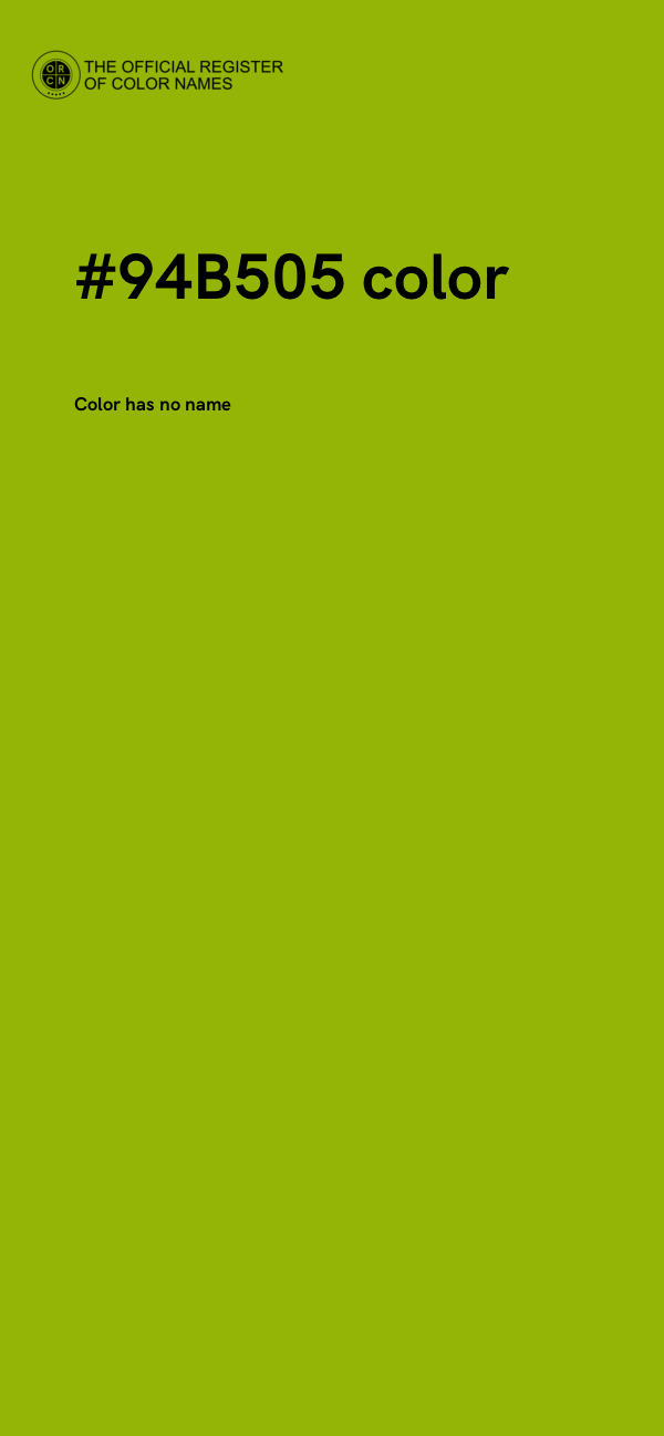 #94B505 color image