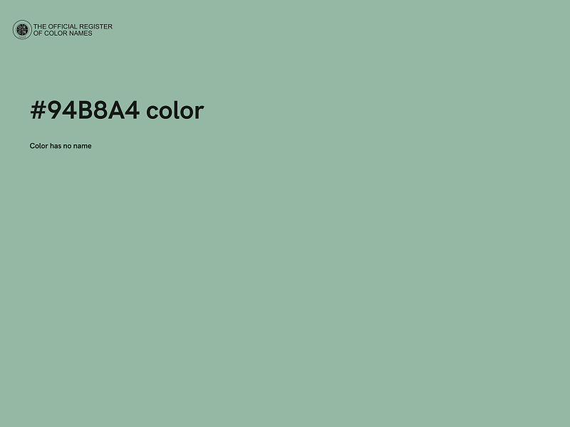 #94B8A4 color image