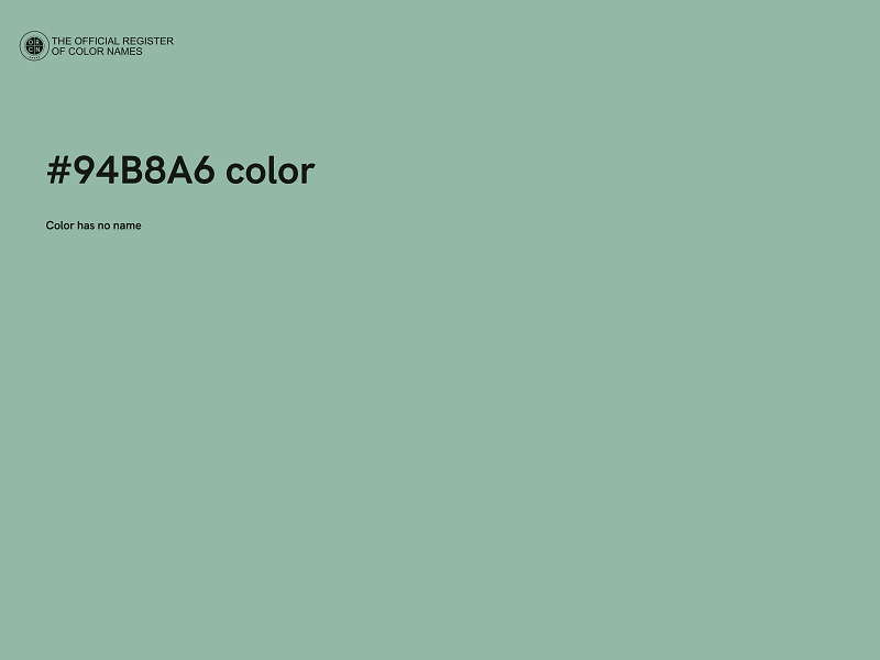 #94B8A6 color image