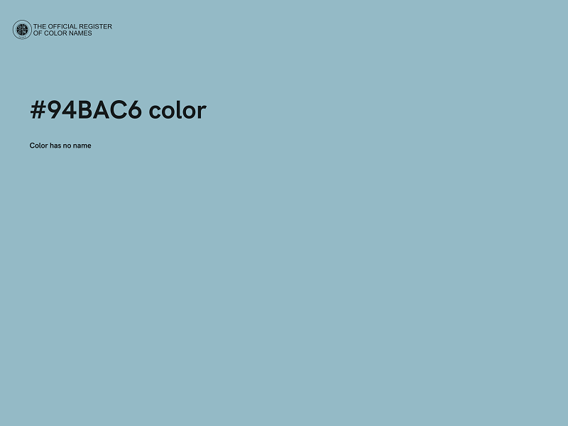 #94BAC6 color image