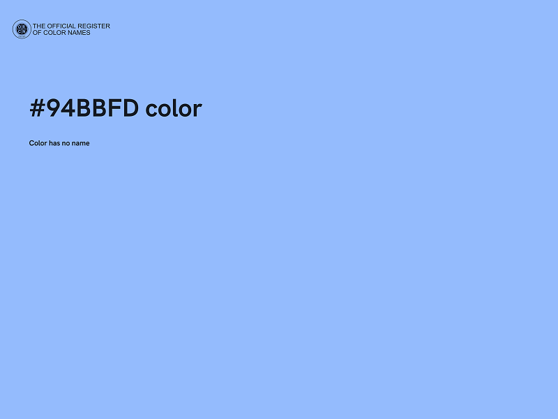 #94BBFD color image