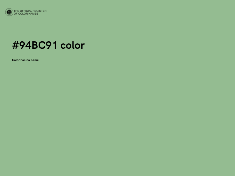 #94BC91 color image