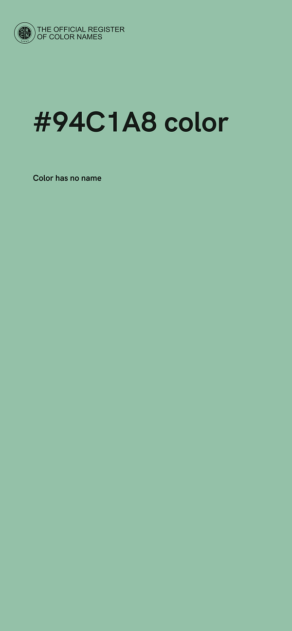 #94C1A8 color image