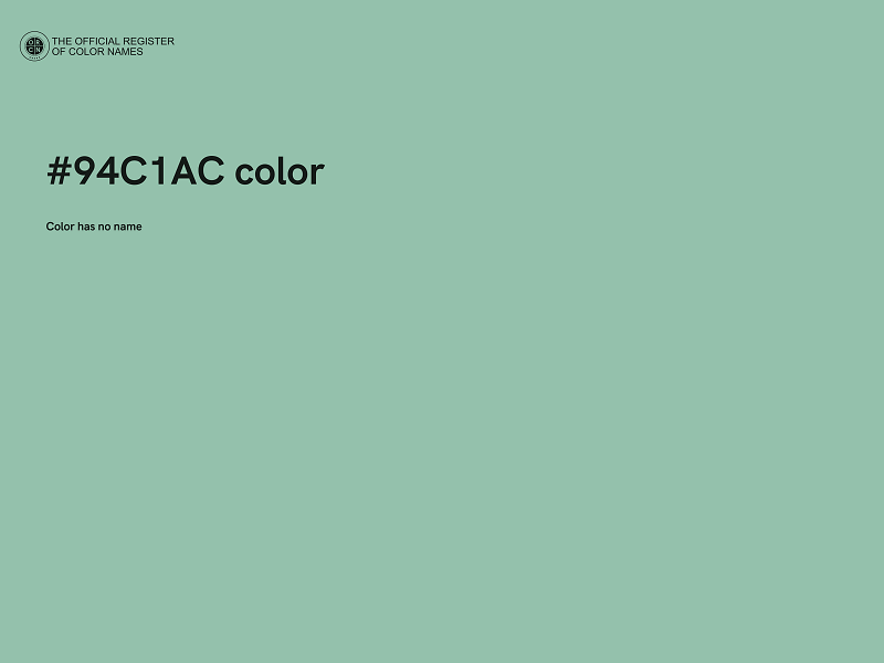 #94C1AC color image