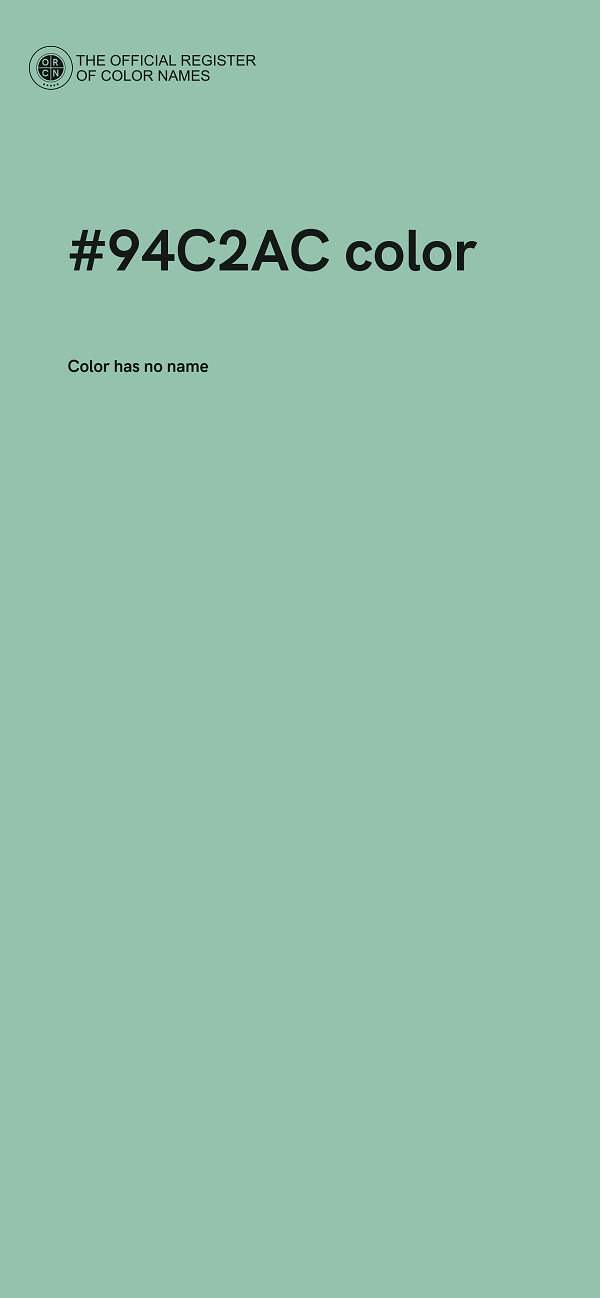 #94C2AC color image