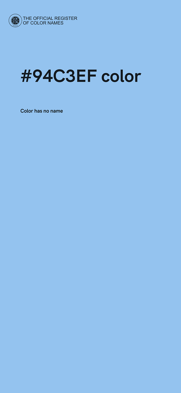 #94C3EF color image