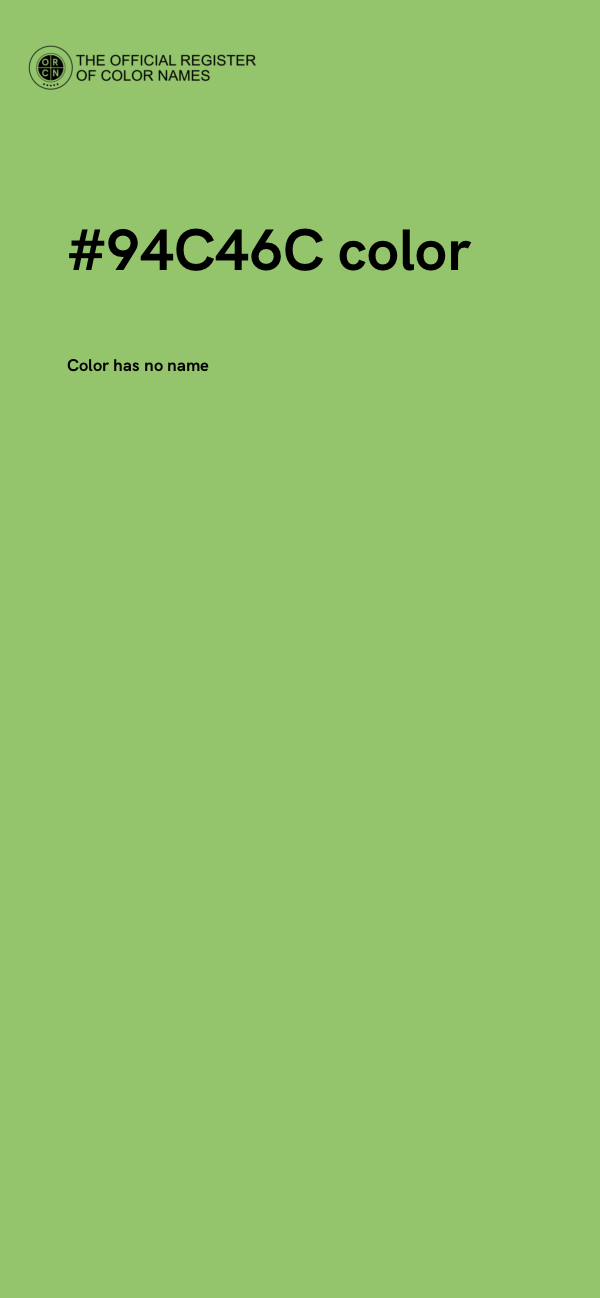 #94C46C color image