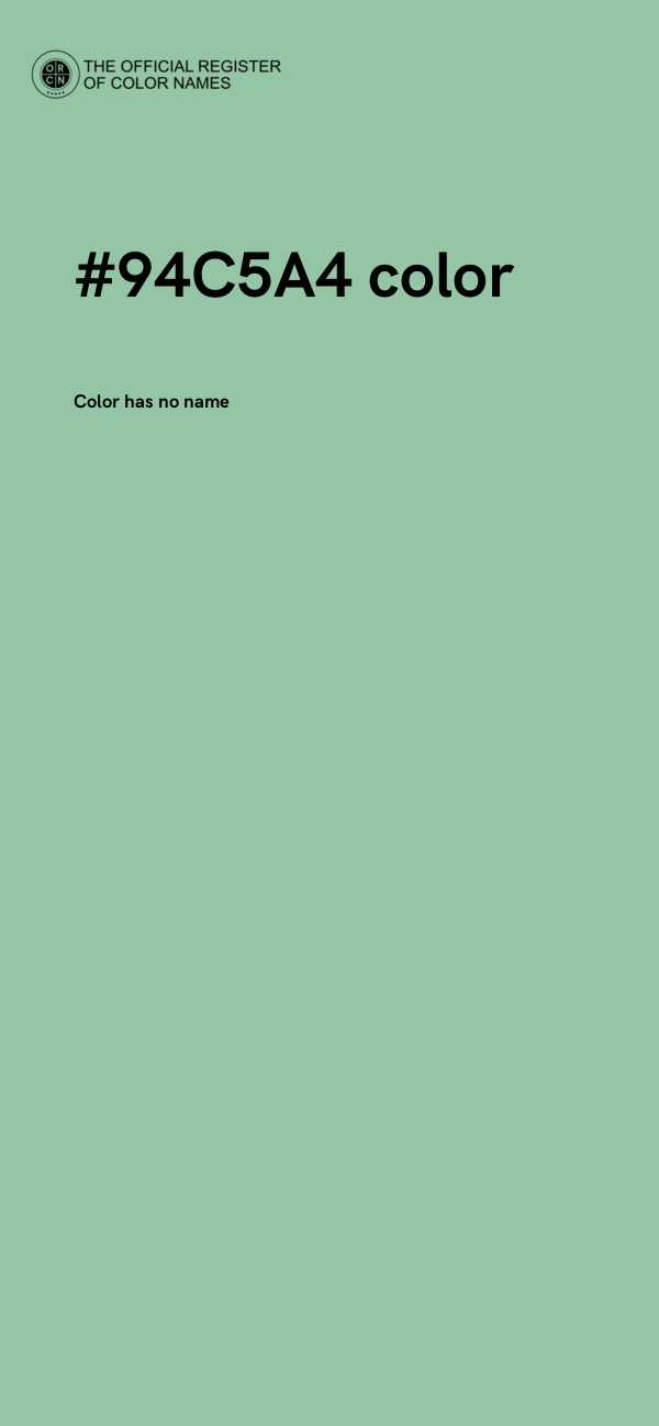 #94C5A4 color image