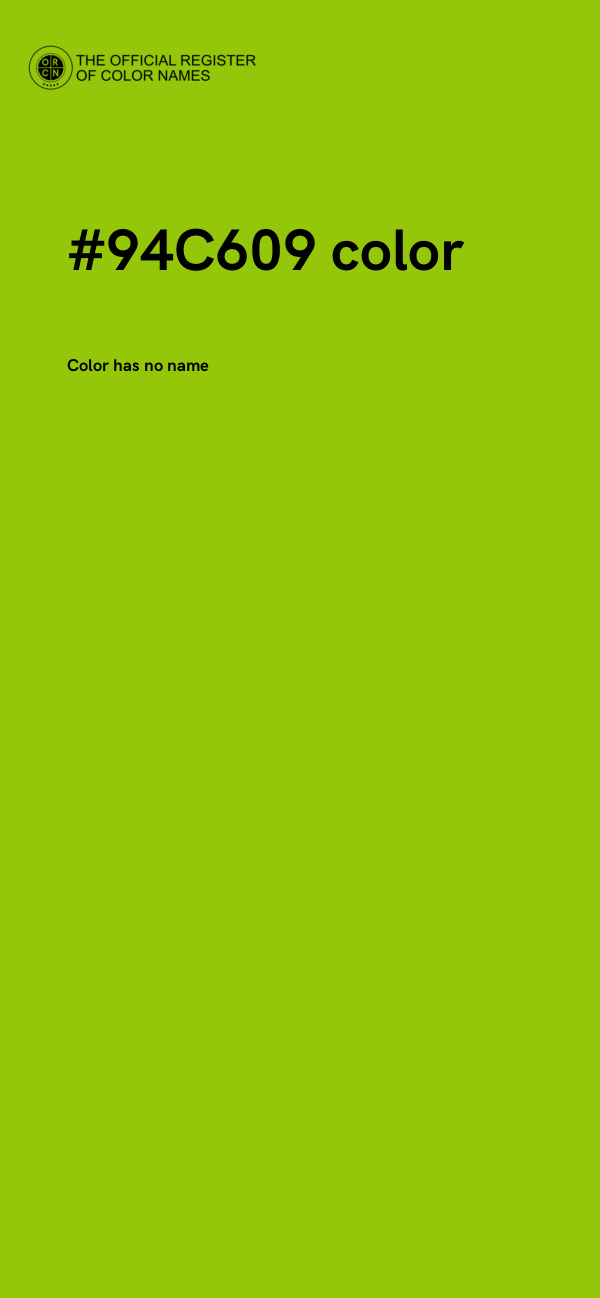 #94C609 color image