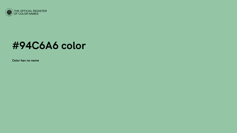 #94C6A6 color image