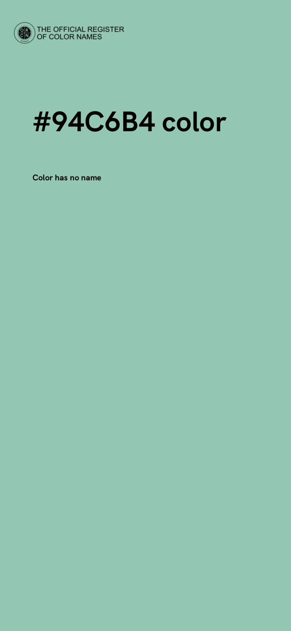 #94C6B4 color image