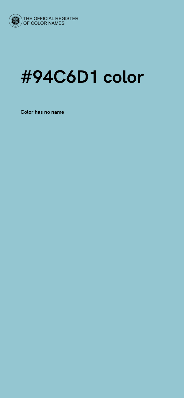 #94C6D1 color image