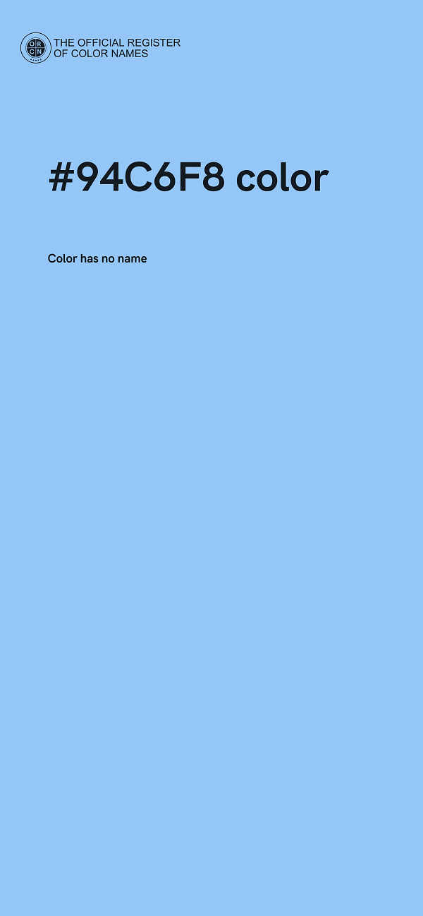 #94C6F8 color image