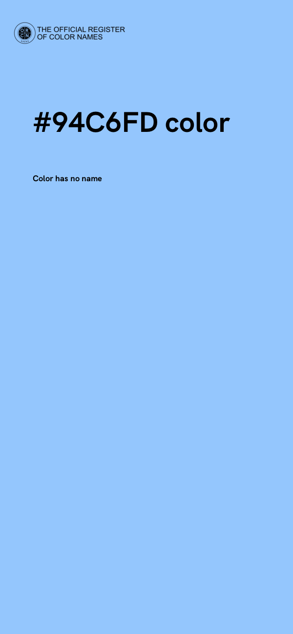 #94C6FD color image
