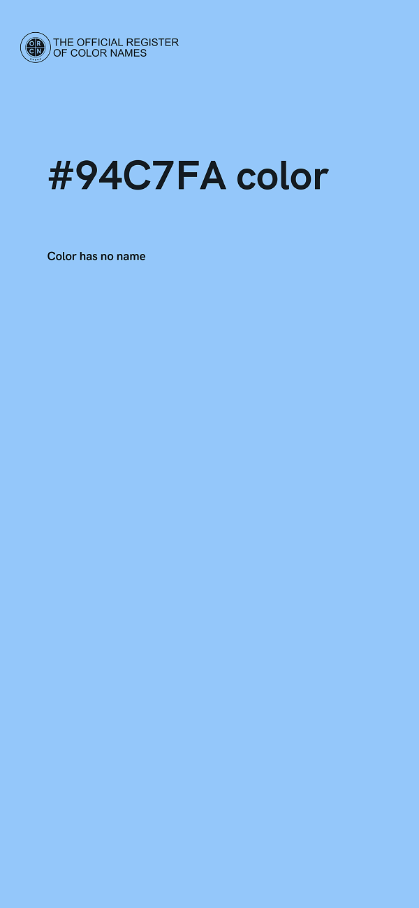 #94C7FA color image