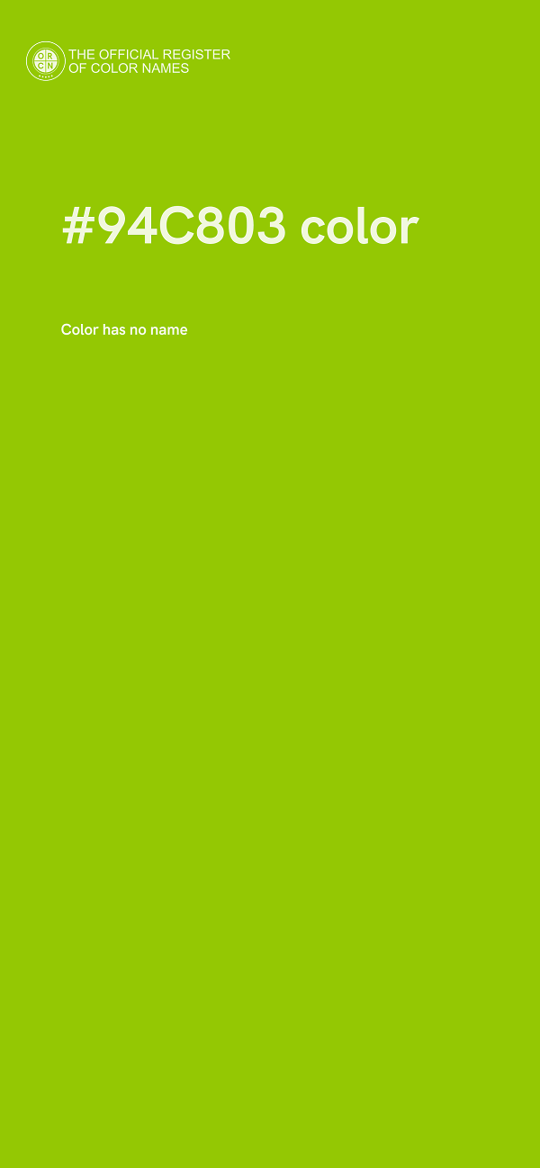 #94C803 color image